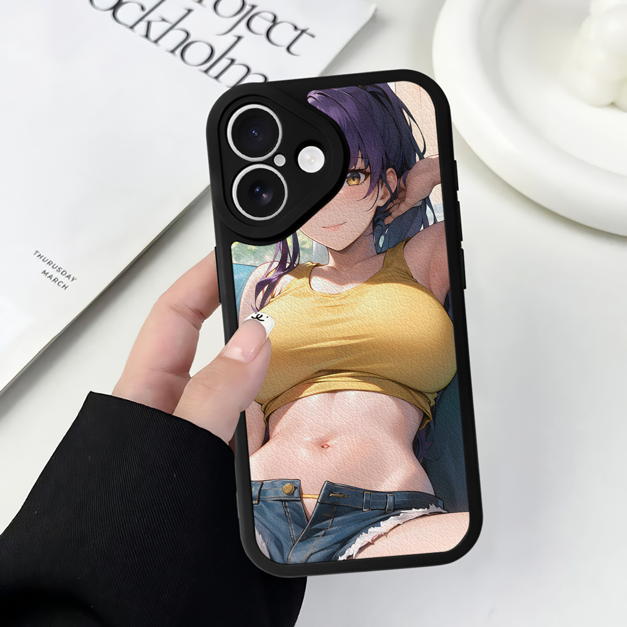 （画像用） EVA 新世紀エヴァンゲリオン 【iPhone 16シリーズ対応】シリコンスマホケース（レザー調） 材質：シリコン